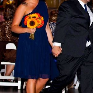 Alfred Angelo One Shoulder Dress